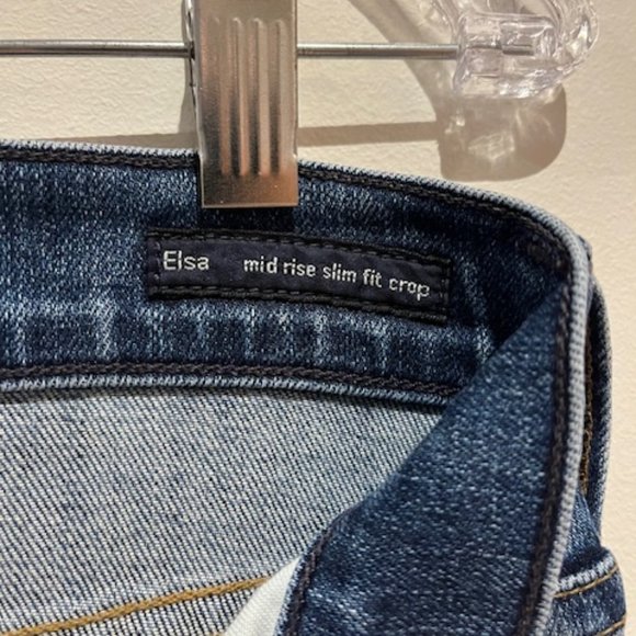 Citizens of Humanity Jeans - Elsa Mid Rise Slim Fit Crop - Size 28 - Picture 6 of 12